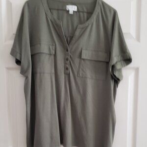 Wonderly Olive Green Shirt